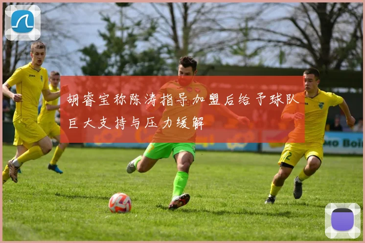 胡睿宝称陈涛指导加盟后给予球队巨大支持与压力缓解